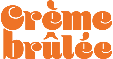 Logo Crème Brûlée, marque française de bougies artisanales, fondants parfumés et décoration d'intérieur
